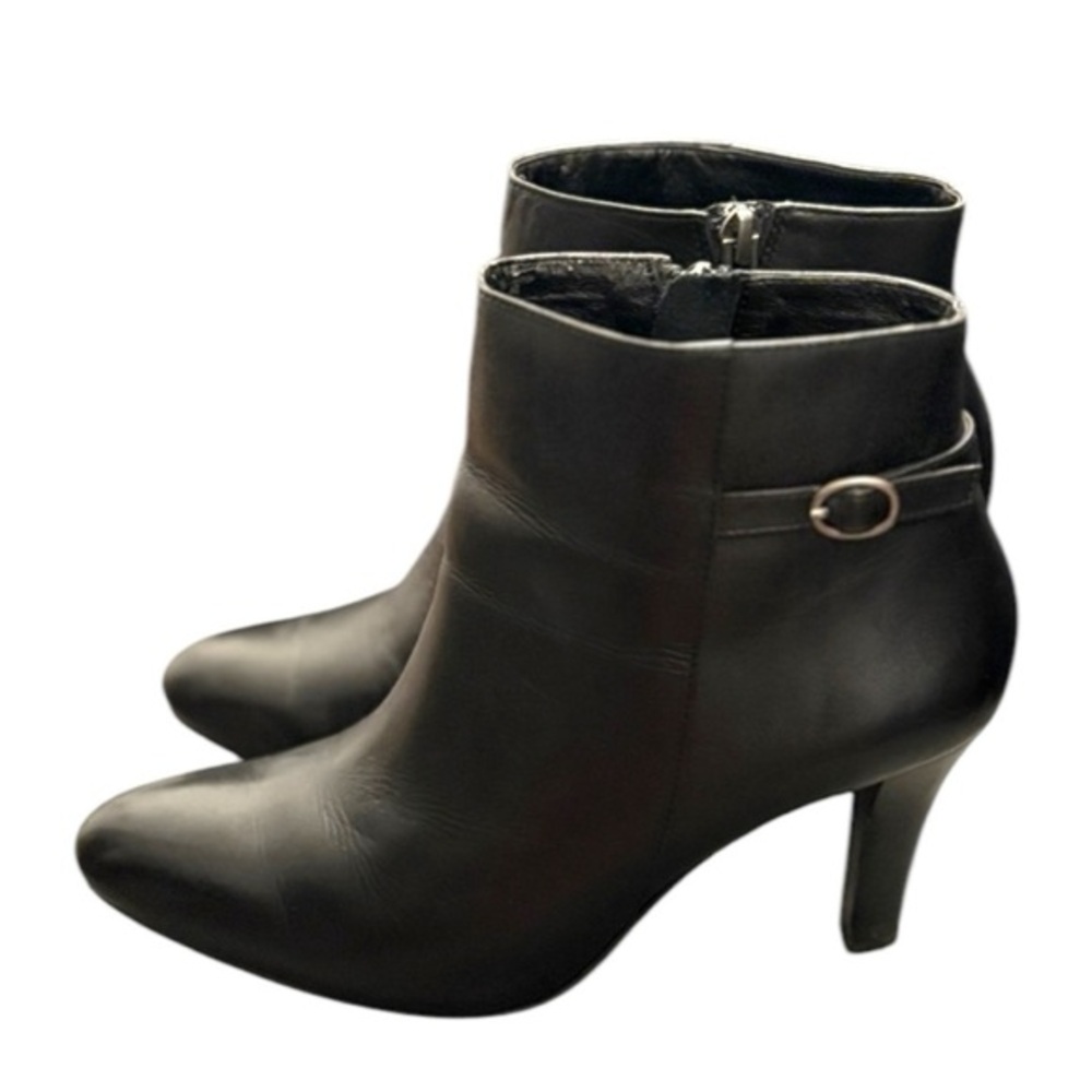 Brooks‎ Brothers Women’s Black Leather Ankle Boots 6.5